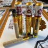 A single Hitzocristo Flower x Rosin Infused Pre-Roll showcasing the premium indoor flower and signature dab tip on a clean background.
