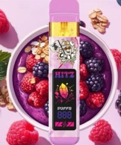 Hitz Acai Berry Gen 7 Disposable Vape with rich fruity flavor and sleek portable design