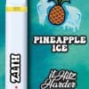 Hitz Pineapple Ice Disposable vape device with tropical pineapple flavor and icy cooling effect