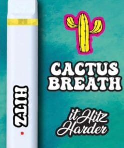 Hitz Cactus Breath Disposable vape with refreshing cactus flavor and sleek design
