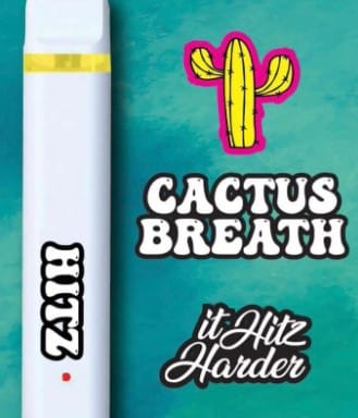 Hitz Cactus Breath Disposable Vape – Refreshing Flavor Device Hitz Cactus Breath Disposable vape with refreshing cactus flavor and sleek design