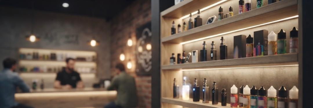  Modern store interior showcasing why customers agree to our terms and conditions at Hitz Vape Shop